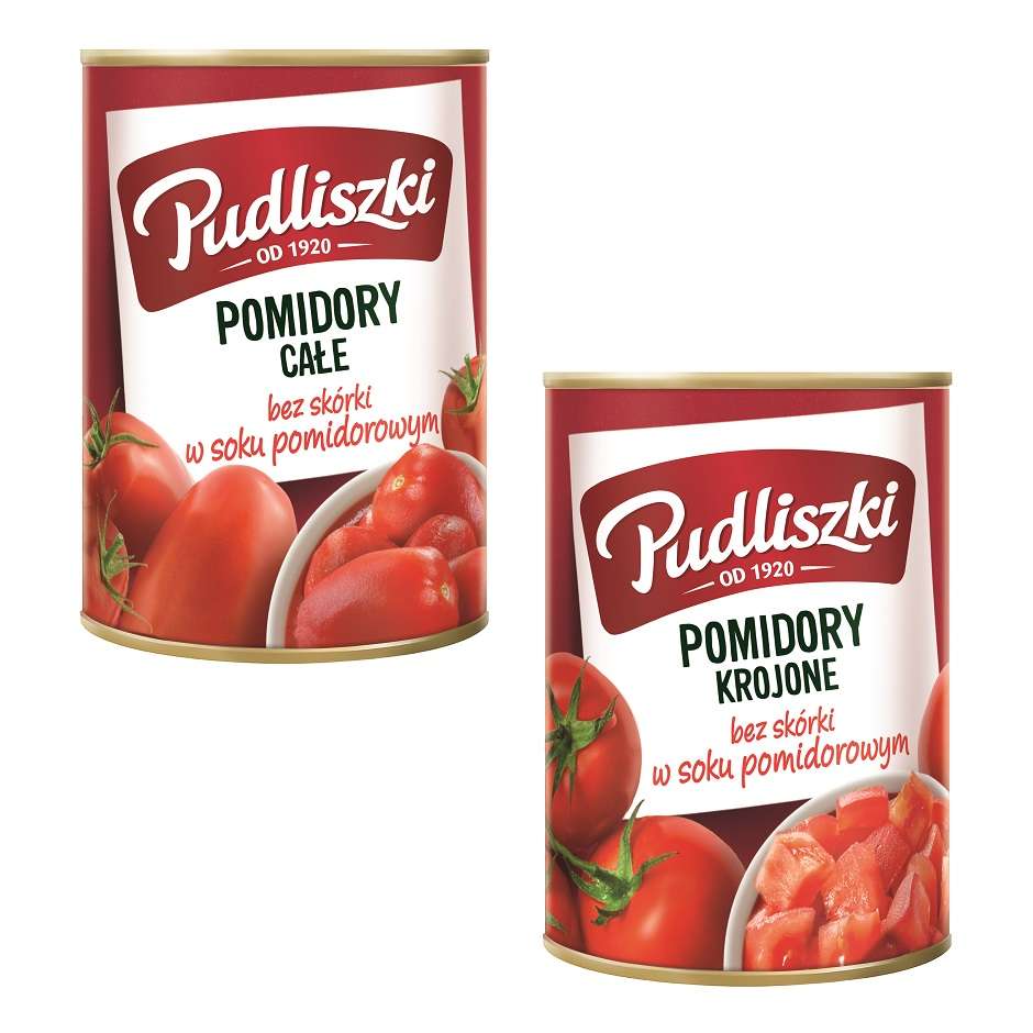 Pudliszki pomidory puszka 400g wybrane - PSS Społem Zamość